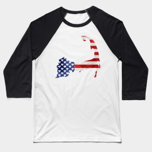 Cape Cod Patriotic Baseball T-Shirt